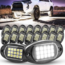 8121620pcs Rgbpure White Led Rock Lights Led Underglow Underbody Car Lights