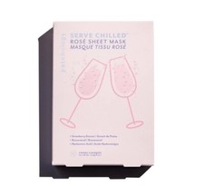 Patchology Serve Chilled Rose Sheet Masks 4 Individually Sealed Masks New No Box