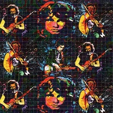 Psychedelic Rock Heroes BLOTTER ART perforated tabs psychedelic art