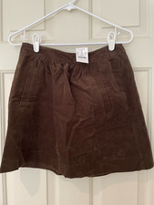 J.CREW BROWN CORDUROY SKIRT - NEW w/TAGS Size 2