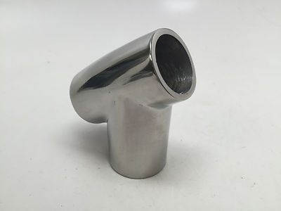 MARINE BOAT DURABLE HANDRAIL FITTING SS316 TEE FORM 60 DEG UNIVERSAL 1'' 25.4MM