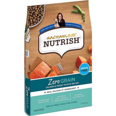 Ray Nutrish Zero Grain Salmon & Sweet Potato Recipe Grain-Free Dry Dog Food, 23-
