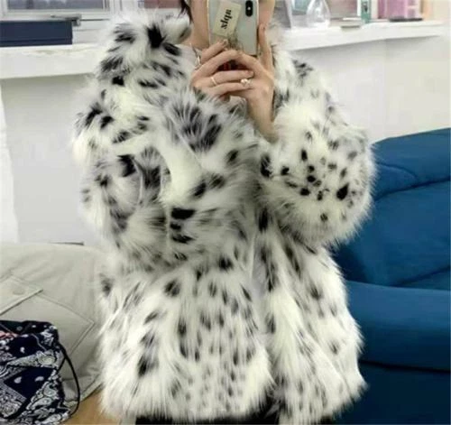 Leopard cheap winter jacket