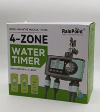 4-Zone Digital Water Timer RainPoint Model ITV405