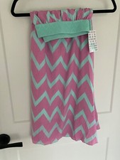 NWT - Chevron Midi Skirt - Lined 2XL - Pink and Aqua