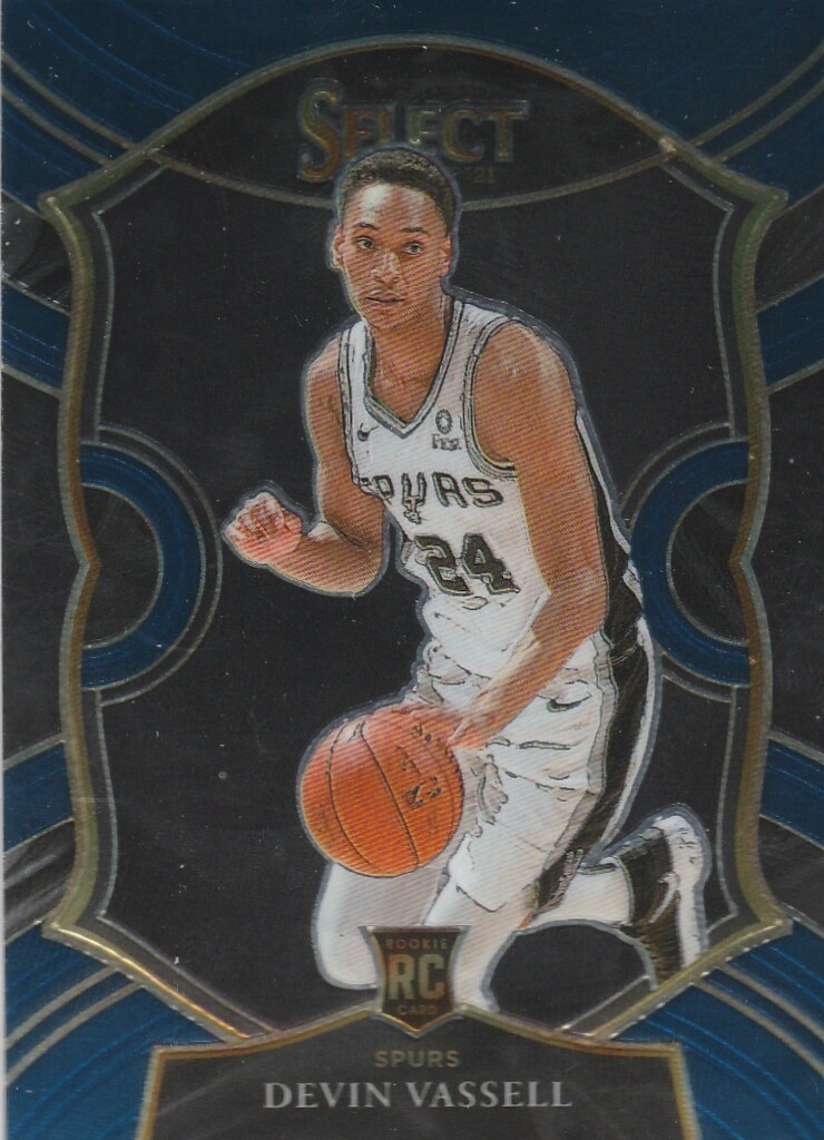 Devin Vassell 2020-21 Select Concourse Blue RC #71 Spurs