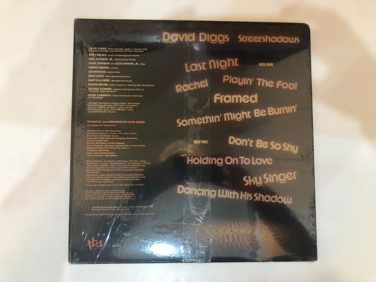 David Diggs - Streetshadows LP - TB 207 | eBay