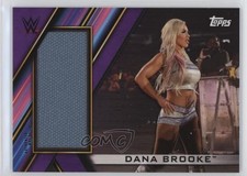 2020 WWE Women's Division Superstar Mat Relics Purple 15/99 Dana Brooke 3hd