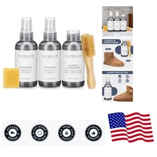 Suede Shoe Cleaner Kit with Shoe Cleaner,Shoe Waterproofr,Shoe Care kit for S...