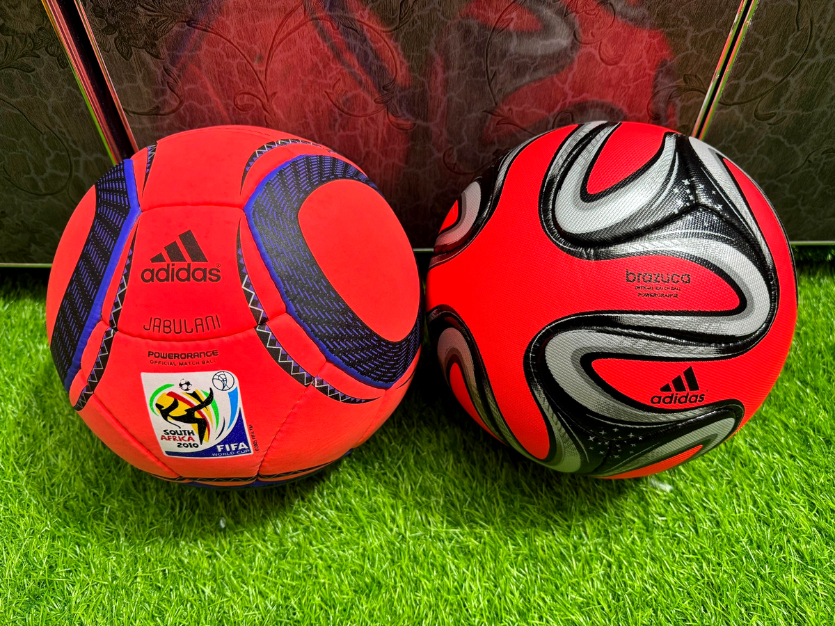Adidas Jabulani orange World Cup 2010 brazuca 2014 Match Ball Size