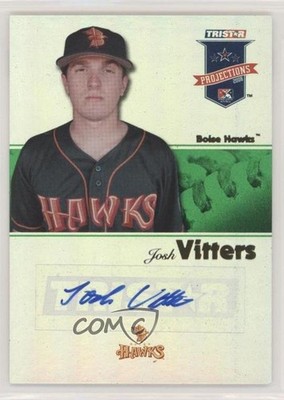 2008 TRISTAR PROjections Green Reflectives 36/50 Josh Vitters #256 Auto 0e3