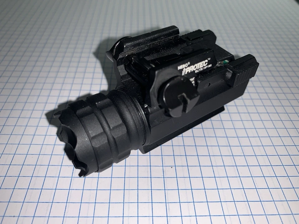 Linterna LED IPROTEC ELITE HP190 WML montajes en pistola de riel Picatinny Airsoft Foto 4 de 4