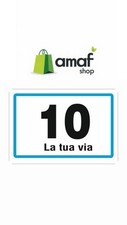 Targhetta Numero Civico Esterno 10x15 In Alluminio Personalizzabile Con Fori