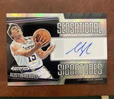 Austin Reeves Sensational Signatures 2024 Prizm Auto