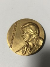 Frédéric Chopin bronze medal Coin VALLDEMOSA CELDA Original Box  musician Rare