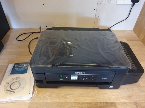EPSON ET 2550 WLAN FARBSCANNER KOPIERER KABEL ANWEISUNGEN/TREIBER - EX-ZUSTAND!