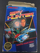 Authentic Nintendo NES Spy Hunter NES Game Cartridge W/InstructionS & Orig Box