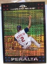 2007 Topps Chrome X-Fractor Baseball Card Jhonny Peralta #194