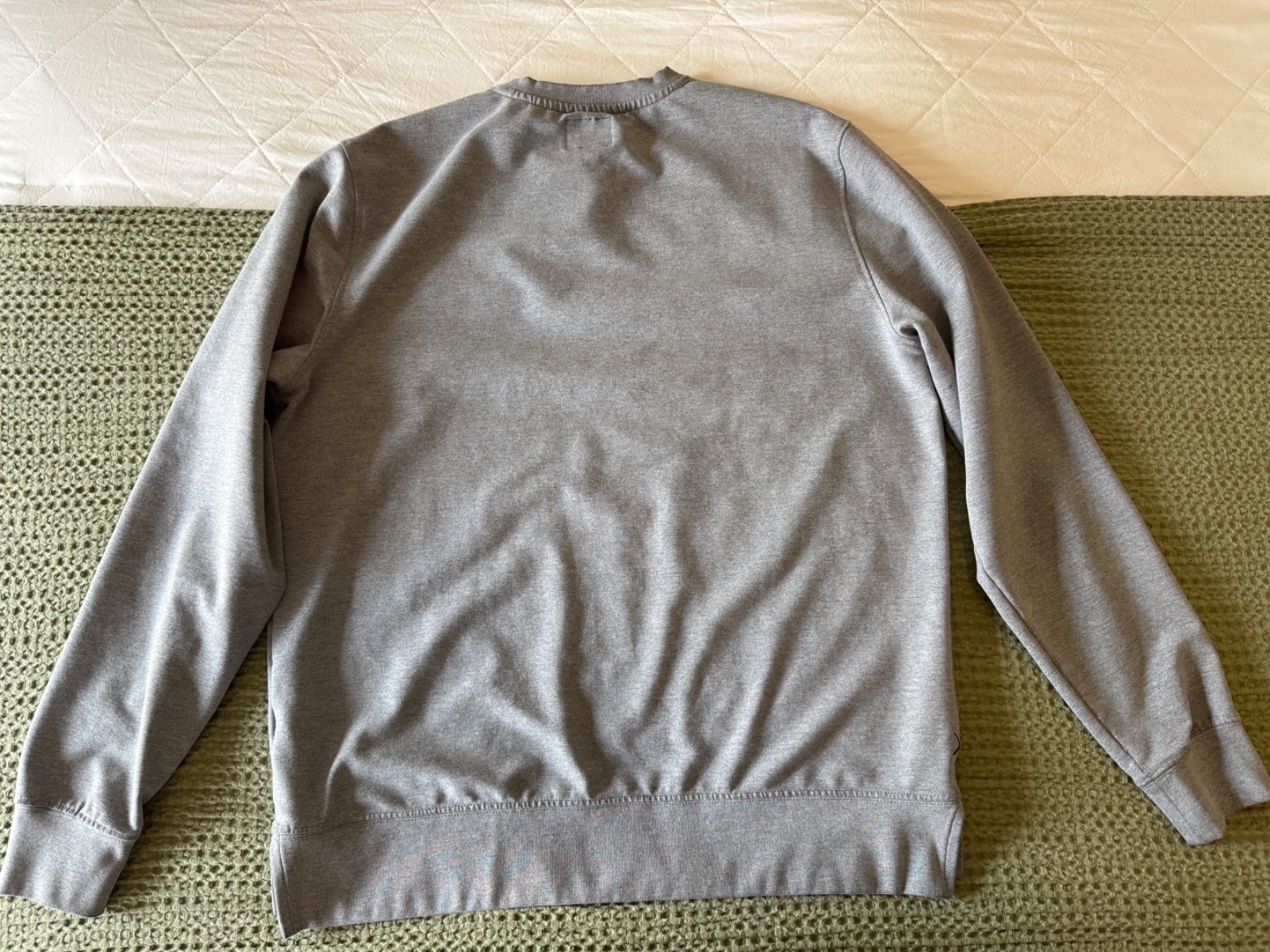 Hyperloop Pullover Split Hem Heather Grey size MD - image 4