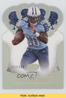 2013 Panini Crown Royale Silver Holo Die-Cut 112/199 Chris Johnson #25 READ r0m