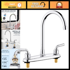 All Metal RV Kitchen Faucet - Durable Camper Sink Replacement, Easy Install