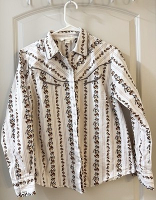 Women s Long Sleeve Bottom Down  Ely & Walker Size M