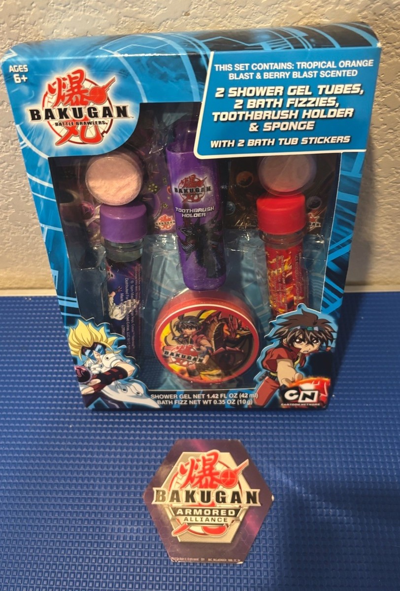 Bakugan Battle Brawlers Bath Gift Set Sealed CN Rare Collectible