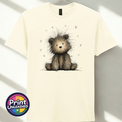 Süßes Baby Bär T-Shirt Liebe Herz Bär Jungtier Grafik Gildan Tee wunderschön Geschenk