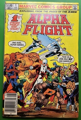 Alpha Flight #1 1983 Marvel Byrne Origin of Alpha Flight 1st App Puck Marrina