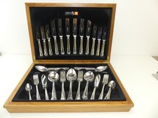 (ref1) Webber and Hill Tableware 84 Piece Grafton Canteen See Description