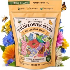 Wildflower Seeds Pollinator Plants Butterfly Hummingbird Garden 2oz 311.92 per gallon