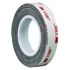 3M 4926 Double-Sided Foam Tape, 6 In W, 5 Yd L, 1/32 In, Acrylic Foam,
