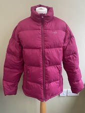 Wed’ze Decathlon Pink Feather Down Ski Jacket Puffer Coat Size Medium Large