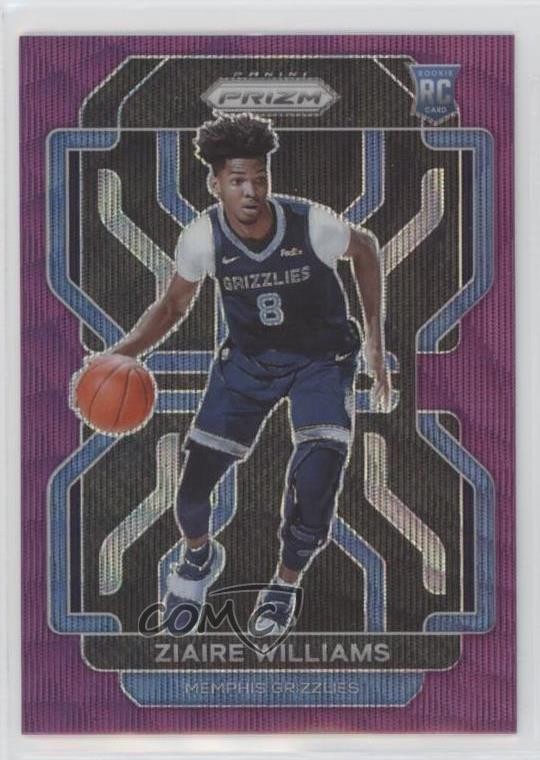 2021-22 Panini Prizm Purple Wave Prizm Ziaire Williams #313 01qg