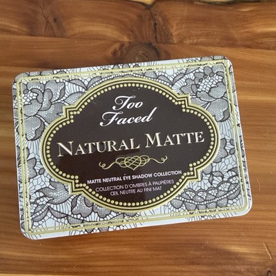 Too Faced Natural Matte Eye Neutral Eye Shadow Palette NWOB ~ RARE!