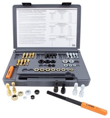 Thread Restorer Set SAE and Metric 48-Piece Steel Set