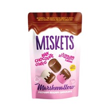 Chocolate Coated Mini Marshmallow Candy Chocolates 12 Pack