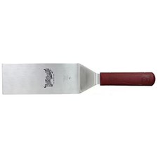 Mercer Cutlery Turner,8x3 M18360 Stainless Steel Maroon/Silver 765301905286