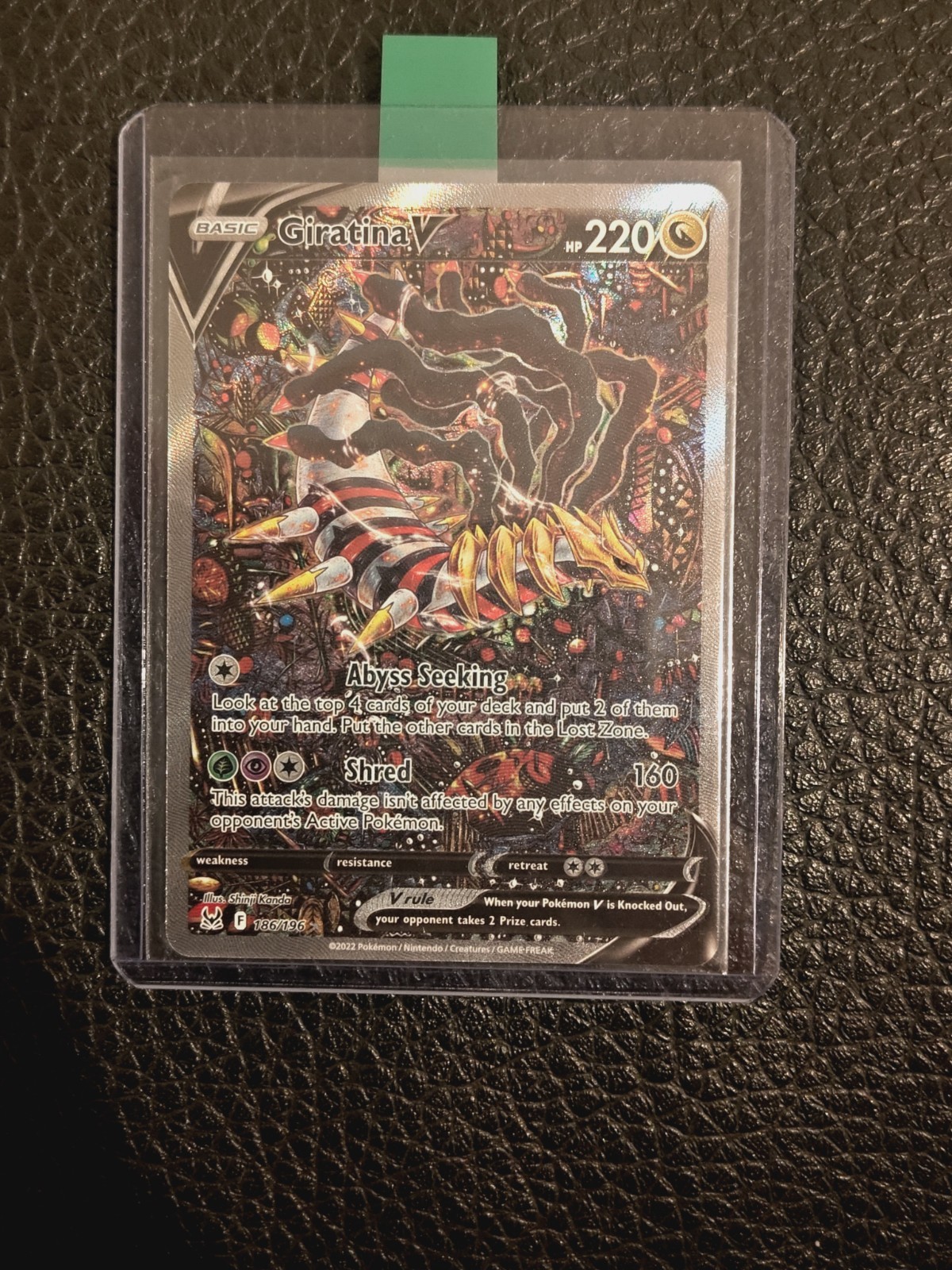 Giratina V 2022 Sword & Shield: Lost Origin #186/196 Holo