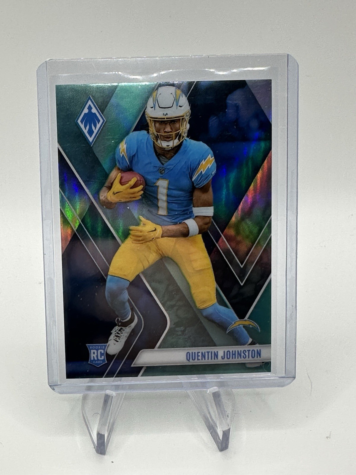 2023 Panini Phoenix - Rookies Quentin Johnston #107 Teal /150 (RC)