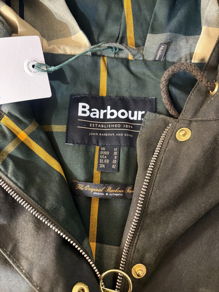 Archive Olive ~ Barbour Ryedale Waxed Cotton Jacket MSRP$540