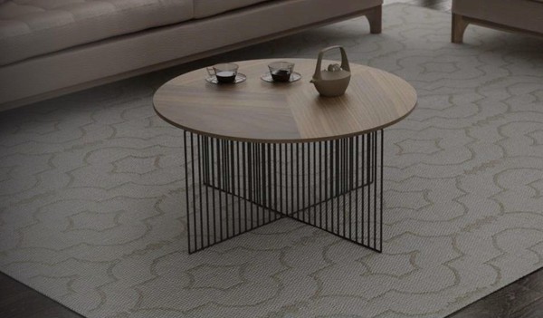 Moderner Wohnzimmer Couchtisch Braun Echtholz MöBel Luxus Ablagetischen-image