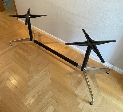 Vitra EAMES TABLES Segmented Tisch Untergestell 192x70 cm basic dark
