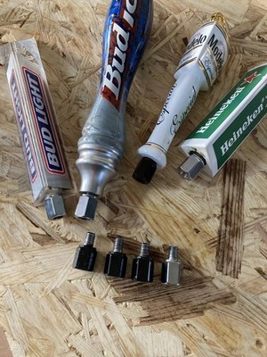  B.B-ART  Beer tap handle shift knob adapter shift lever SIDe M10-1.25,