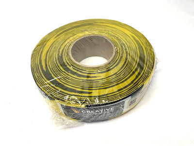SafetyTac STH270 Hazard Floor Marking Tape Black on Yellow 2'' x 100'