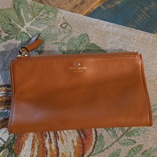 Kate Spade Brown Leather Clutch