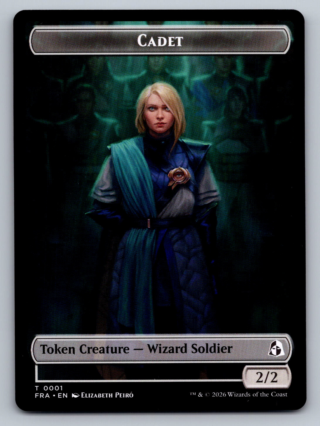 Cadet T 0001 / Jace T 0005 Double-Sided Token Reality Fracture Regular