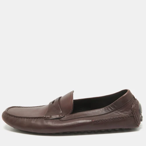 Mocassins Dior en cuir prune taille 43