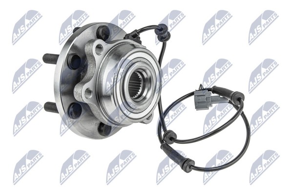 Radlagersatz NTY KLP-NS-054 FüR Pathfinder Nissan Navara D40 NP300 3 R51 Dci 4WD-image