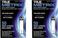 TRUE METRIX® Test Strips 2 x 50ct (100 50 Count 2 Pack Strips) 